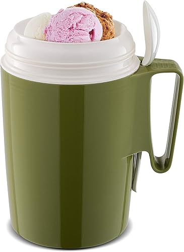 ROTPUNKT Récipient Alimentaire 850 Dirk 0,85 l | sans BPA | Insert en Verre | Qualité supérieure | Orange Brillant - Nail Gallerys