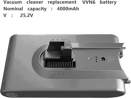 qmcfns Batterie De Remplacement pour Aspirateur sans Fil Compatible avec Dreame VVN6 Batterie De Remplacement pour Aspirateur 4000mAh 25.2V - Nail Gallerys