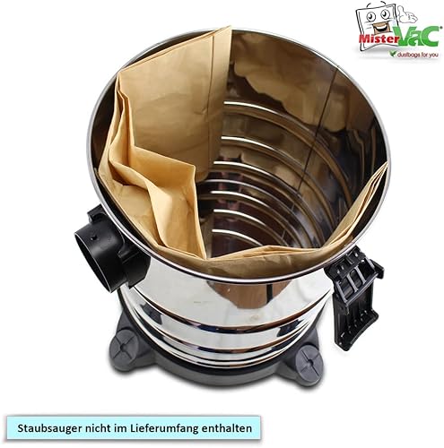 MisterVac | compatible avec les sacs de rechange pour sacs d'aspirateur 10 pièces Einhell TC-VC 1820 S - Nail Gallerys