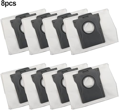 Advokingtap Lot de 8 sacs à poussière de rechange pour aspirateur Dreame D10 Plus Gen 2/L10s Plus - Grande capacité en tissu non tissé - Nail Gallerys