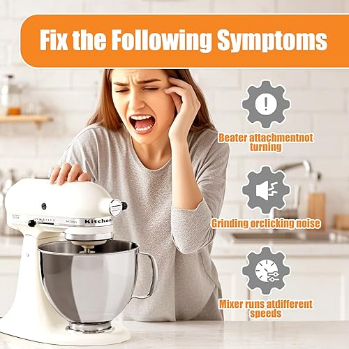 Engrenage à Vis Sans Fin de Remplacement Compatible Avec Kitchen Aid Bowl-Lift/Tilt-Head Accessories（2pcs) - Nail Gallerys