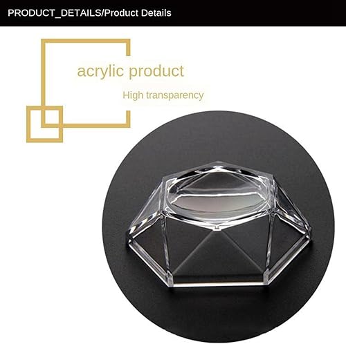 F Fityle 2X Socle de Support de Présentoir pour Boule de Cristal Quartz Transparent - Nail Gallerys