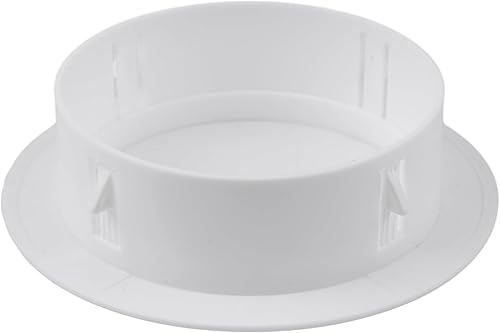 Couvercle du trou mural, 100 mm / 4 pouces décoratives de climatisation ronde Capin de climatisation Installation facile et pratique pour cacher les conduits, couvercle trou mur - Nail Gallerys