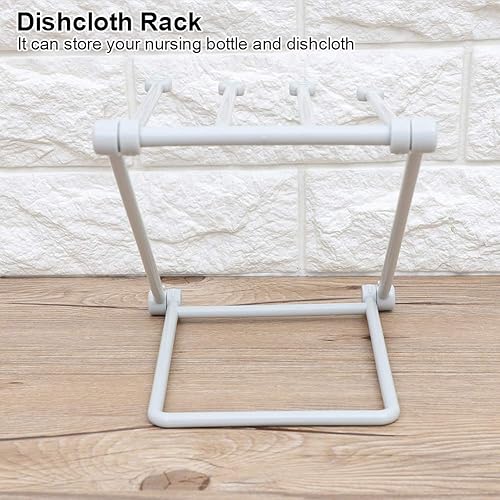Gavigain Porte-Serviettes Extensible, Support De Rangement De Torchon pour La Cuisine, Support De Torchon Pliable À 4 Bras pour La Maison, La Salle De Bain Et La Cuisine(Gris) - Nail Gallerys