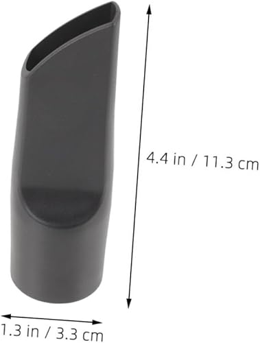 TOPPERFUN 2 Pièces Têtes de brosse de buse à aspirateur suceur plat sous vide remplacement de la buse d'aspiration accessoires d'aspiration universels accessoires sous vide Plastique Noir - Nail Gallerys