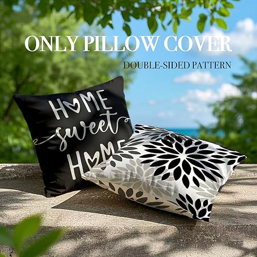 Vorysum Housse de Coussin Décorative Dahlias 30x50 cm Vert - 2 Pièces Double Face Tissu Doux Résistant Canapé, Jardin, Terrasse, Bureau, Décoration Maison, Extérieur/Intérieur - Nail Gallerys