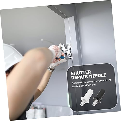 HOMSFOU 32 Pièces Arbre De Porte Ressort Arbre Central Persiennes Broche Remplacement Noir Stores Obturateur Porte Pliante Rail Applique Murale Applique À Commande Lumineuse Outils De - Nail Gallerys