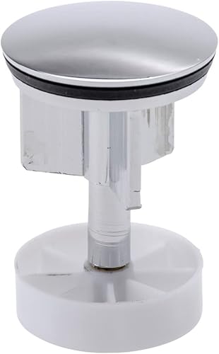 WENKO Bouchon excentrique chromé - Bouchon de lavabo, 38,5 mm, 4 x 4 cm - Nail Gallerys