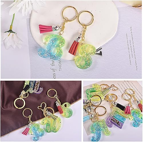 Bekecidi Lot de 140 Moules en Silicone en Forme de Lettres de L'alphabet pour Moulage de Résine Époxy - Moules en Résine pour Porte-clés, Pendentifs, Bijoux, Loisirs Créatifs - Nail Gallerys