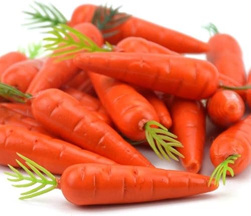 Lot de 30 carottes artificielles en plastique pour décoration de cuisine, Pâques, mariage, Noël - Nail Gallerys