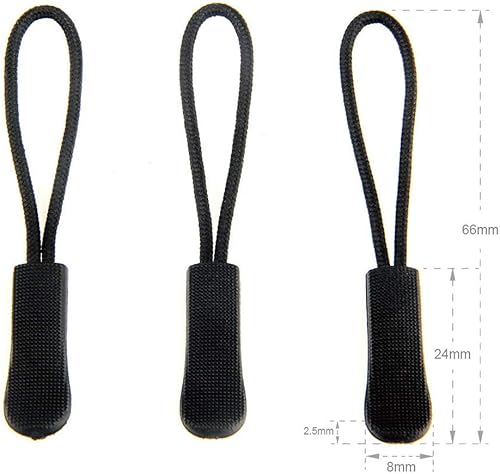 Dokpav 28 Pièces Cordon de Tirage Zipper Remplacements Réparation Zip Fixer Zip Pull Tags pour Vêtements, 28 Couleurs - Nail Gallerys