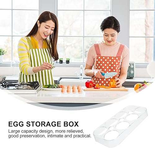 Cabilock Lot de 2 porte-œufs pour réfrigérateur - Organisateur d'œufs pour réfrigérateur - 8 œufs - Nail Gallerys