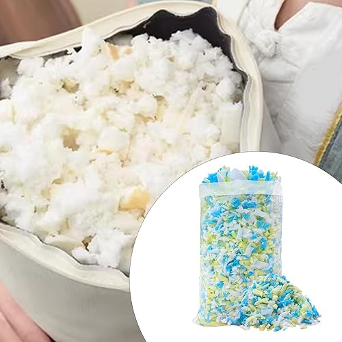 Remplissage en Mousse à Mémoire de Forme 2.3 Kg Remplissage de Rechange Remplissage d'oreiller Léger, Doux Et Confortable, Rembourrage en Mousse à Mémoire de Forme pour Le Rembourrage des Oreillers - Nail Gallerys