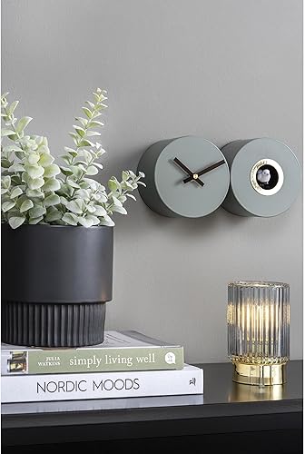 Karlsson Horloge Murale Duo Coucou Vert Jungle (KA5789GR) - Nail Gallerys