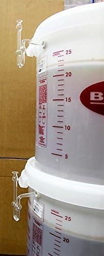 Aérolock latéral en verre – barboteur angulaire courbé pour fermenter la bière maison - Nail Gallerys