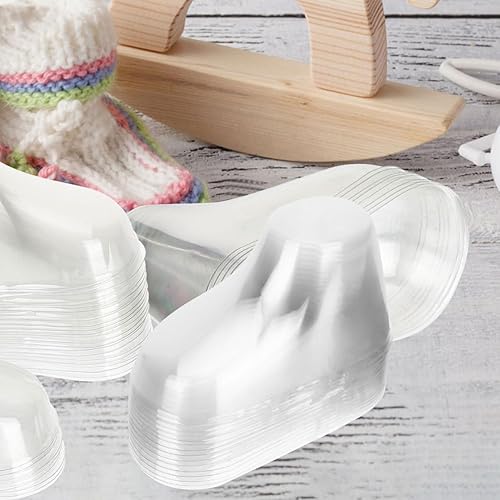 Ciieeo 120 Pièces Pied de Bébé Présentoir de Chaussettes Bébé Modèles Présentoirs Pieds en Plastique Fil Coiffeur - Nail Gallerys
