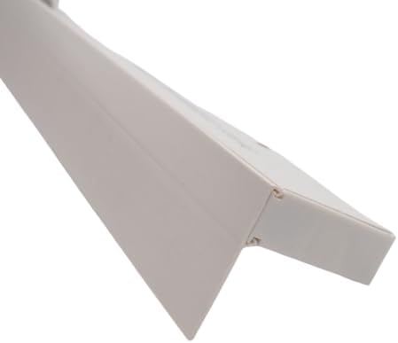TRINGLE DECO Rail PVC pour rideaux 1 voie avec profil de décoration blanc de 120 cm (120) - Nail Gallerys