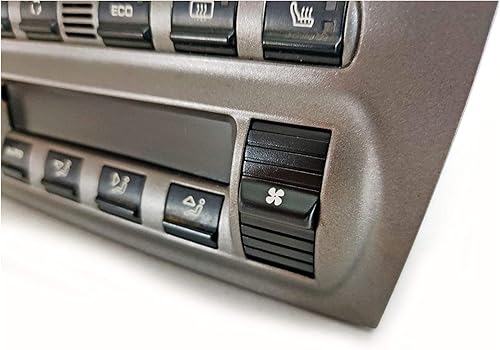 Jeu de boutons de climatisation HVAC A/C compatible avec Porsche 987.1 987.1C Cayman Boxster S (version pré-Facelift) - Nail Gallerys