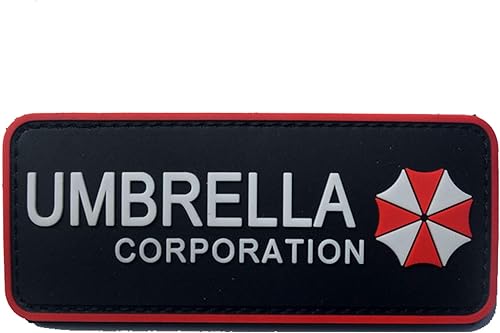 Resident Evil Umbrella Corporation PVC Patch Badges emblème Applique crochet patchs pour vêtements sac à dos accessoires brassard 4 pièces - Nail Gallerys