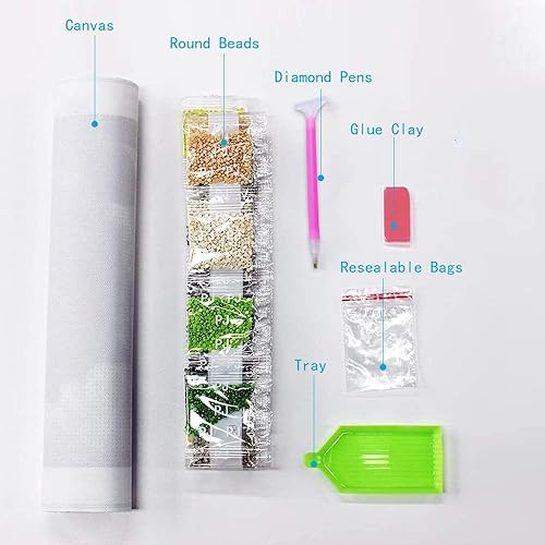 Kits de peinture au diamant pour enfants Alphonse Mucha《Fruit》 Diy 5D Diamond Paintings for Home Wall Decor Gift Diamond Painting Art 12 * 16In/30 * 40Cm - Nail Gallerys