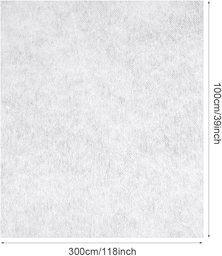 Entoilage Thermocollant Couture, 300x100 cm Entoilage Fusible Non Tissé, Toile Thermocollante Couture Blanc, Tissu D'entoilage à Repasser pour Couture, Quilting, Renforcement des Vêtements, Artisanat - Nail Gallerys