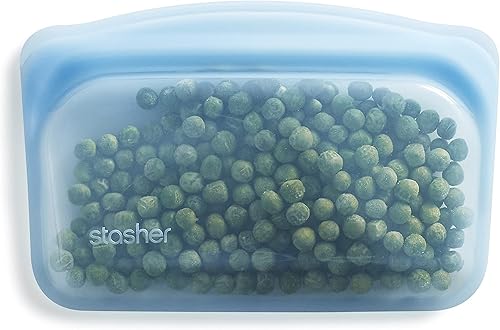 Stasher Premium Silicone Réutilisables Sac Framboise, Snack Bag, Stockage des Aliments, Sac à Snacks, Durable, Résistant au Four, Lave-Vaisselle & Congélateur, Écologique, 355 ml - Nail Gallerys