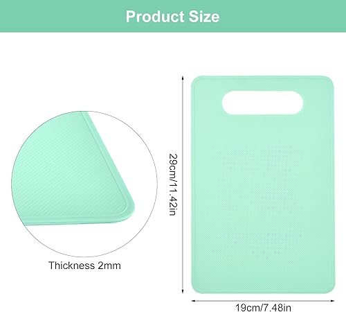Lot de 5 planches à découper en plastique - Sans BPA - Antibactériennes - 29 x 19 cm - Convient pour les légumes, les fruits, le pain, le poisson, la viande - Nail Gallerys