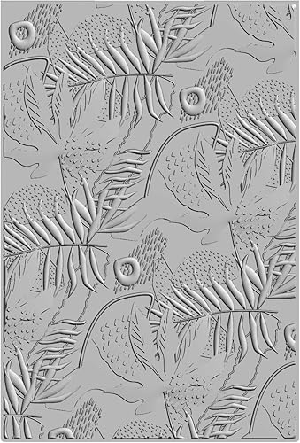 Sizzix Pochette à gaufrer 3-D Textured Impressions® - Jungle Textures par Catherine Pooler - Nail Gallerys