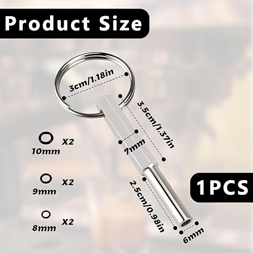 Clé À Tête Ovale,Tournevis Ovale,Clé Ovale Avec,Clé Ovale Avec 6 Anneaux En Caoutchouc,Pour Machines À Café Compatible Avec Nespresso, Jura, Krups, Aeg - Nail Gallerys