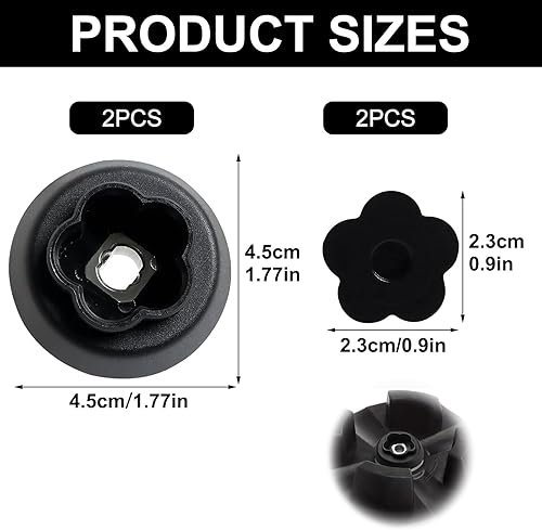 Puasok 2 Pièces Guides de Couplage Engrenage Compatibles avec Monsieur Cuisine Connect & Smart Silvercrest, Pièces de Rechange pour Robot de Cuisine Silvercrest 5 Dents - Nail Gallerys