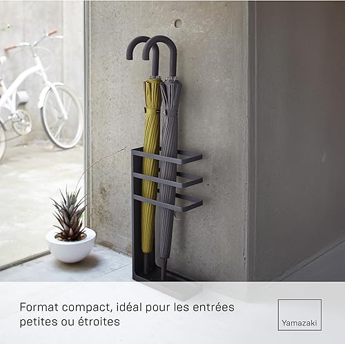 Yamazaki 7932 Layer Umbrella Stand, White, Steel, 23 x 10.5 x 45 cm - Nail Gallerys