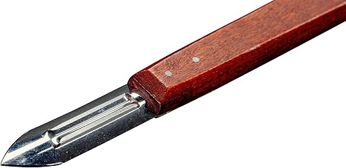 Marsvogel Solingen Lot de 2 épluche-légumes à double tranchant avec manche en bois - Nail Gallerys