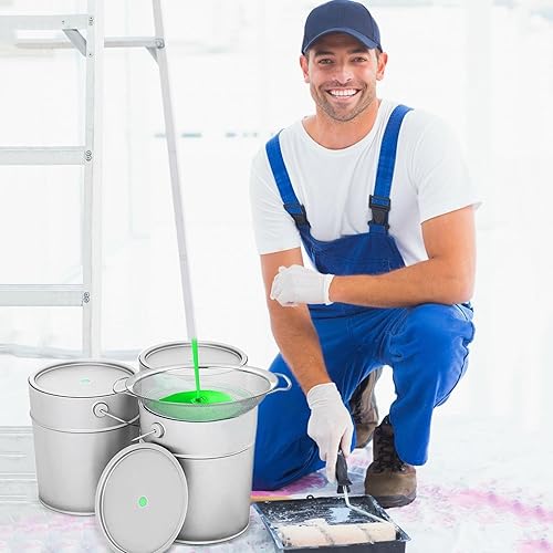 Passoire en métal, tamis à mailles fines - Filtre à peinture en métal, 3 pièces, filtre à peinture, maille fine - Filtre à peinture en acier inoxydable haute capacité pour les impuretés les plus fines - Nail Gallerys