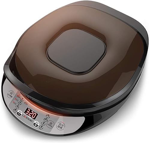 Xyanzi 1200W pan cuisson électrique, des ménages double face chauffage Poêle à frire, crêpière automatique intelligent, la version micro-ordinateurs, 30MM approfondissent - Nail Gallerys