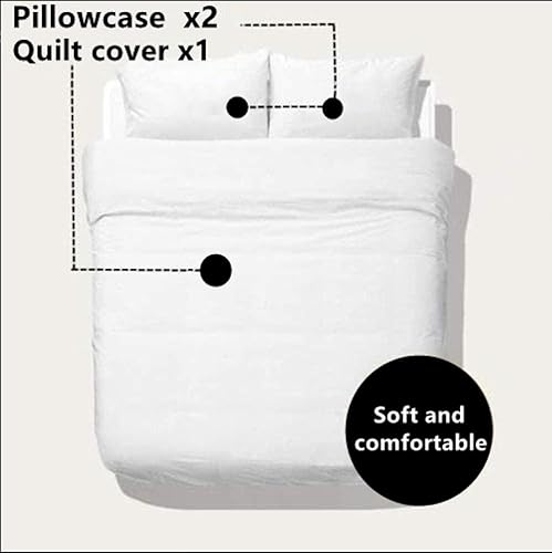 Fleur Noir Parure de Lit 220x240 Adulte Plante Modèle Housse de Couette 2 Personnes avec Fermeture ÉClair, Parure de Lit en 110gsm Microfibre + 2 Taies d'oreillers 65x65cm - Nail Gallerys