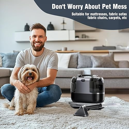 22 Kpa 600 W Appareil de nettoyage pour tapis et coussins de voiture Aspirateur humide pour coussins et coussins Nettoyeur de coussins Appareil de nettoyage pour canapés - Nail Gallerys