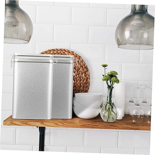 Hoement Récipient De Stockage Hermétique Pour Grains De Café Boîte De Rangement Multifonctionnelle Sel Poivre - Nail Gallerys