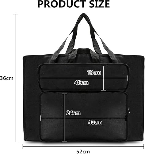 Bocguy Pochette Dessin A3 Pochette Dessin Grand Format Étanche Sac Artiste pour Planche à Dessin, Pochette a Dessin pour Ustensiles Artistiques - Nail Gallerys