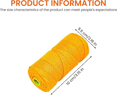 BORDEAG Lot de 18 fils de coton pour macramé - 2 mm x 30 m - Multicolore - Pour bricolage, artisanat, tenture murale, macramé, tricot, bohème, décoration murale, salon, balcon - Nail Gallerys