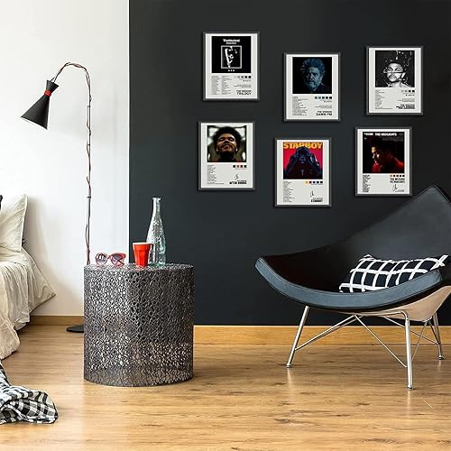 Yoimckay 6 Pièces Couverture Affiche, Impressions sur Toile de Pochettes, Affiche d'Art, pour la Décoration des Chambres, la Décoration des Murale, Sans Cadre, 20 x 25 cm - Nail Gallerys