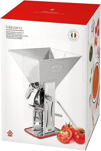 Home Marzano Passe Tomate Manuel, Gris, 18 x 23 x 29,5 cm - Nail Gallerys