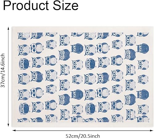 SUPERDANT 4 Transfert Ceramique Sous Glaçure Motif Hibou de Dessin Animé pour Poterie Decalcomanie en Céramique Papier Transfert Sous Glaçure en Céramique pour Poterie Sur Glaçure - Nail Gallerys