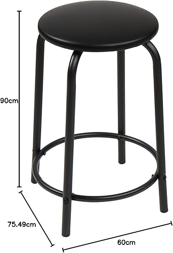 Miadomodo® Table à Dessin - Plateau Inclinable, avec Tabouret, 3 Tiroirs, pour Beaux-Arts, Structure en Acier, Noir-Blanc - Bureau à Dessin, Les Architectes, Artiste, Ingénierie - Nail Gallerys