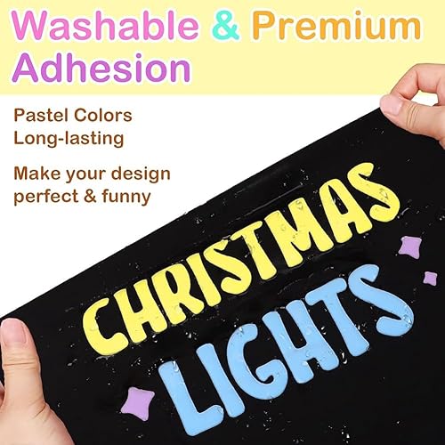 Tagtight 3D Puff Vinyl Heat Transfer, 8 Couleurs 3D Puff HTV Heat Transfer Vinyl 30X25cm Paillettes Vinyle Thermocollant pour DIY T-shirts, Sacs, Vêtements, Sac, Oreiller, Tissu - Nail Gallerys