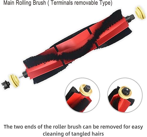 JoyBros Accessoires pour Roborock S5 Max S6 maxV S6 Pure E4 E5, 2x brosses principales 4x filtres HEPA 4x brosses latérales Pièces de rechange (11-Pack) - Nail Gallerys