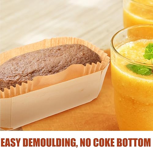 IMIKEYA Lot De 5 Moules À Gâteau En Bois Avec Doublure En Papier Pour Un Démoulage Et Un Nettoyage Faciles - Nail Gallerys