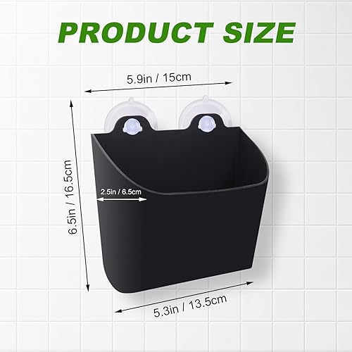 LncBoc Support mural magnétique pour sac de rangement mural, boîte de rangement murale polyvalente, support de rangement magnétique pour réfrigérateurs, réfrigérateurs, casiers (noir) - Nail Gallerys