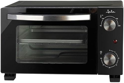 Jata JEHN0910 Four électrique de bureau, 800 W, Capacité 10 litres, Fonction Grill, Minuterie, Thermostat réglable, Grill, Dimensions extérieures : 37 x 27 x 23 cm - Nail Gallerys