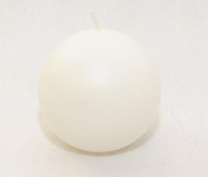 Bougie à boule diamètre 8 cm (rouge) - Nail Gallerys