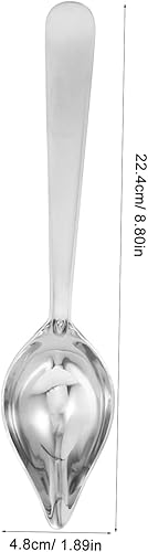 JUMPLAWN Cuillère À Sauce En Acier Inoxydable Avec Bec Verseur, Mini Louche, Cuillère À Sauce, Cuillères De Cuisine, Cuillères De Service À Sauce Pour Cuillères De Sauces Et Sauces - Nail Gallerys